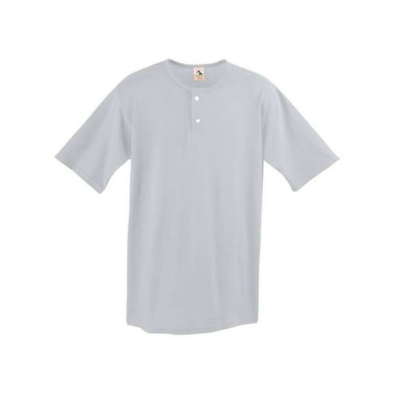 augusta sportswear two button baseball jersey, small, teal