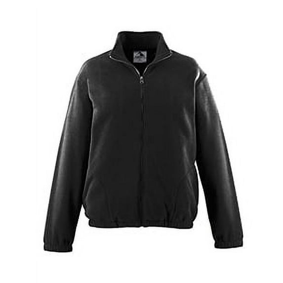 Augusta L Youth Chill Fleece Full Zip Jacket Black 3541