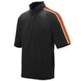 thumbnail image 1 of Augusta L Youth Quantum Short Sleeve Pullover Black/Orange/White 3789, 1 of 2