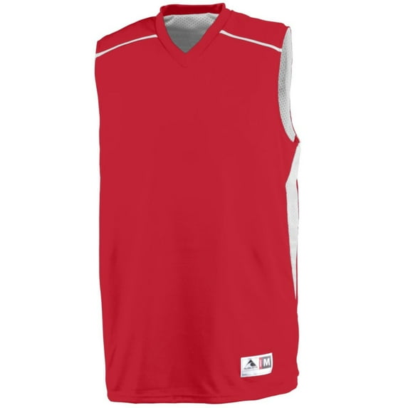 Augusta L Youth Slam Dunk Jersey Red/White 1171