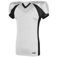 thumbnail image 1 of Augusta L Youth Snap Jersey White/Black 9566, 1 of 2