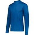 thumbnail image 1 of Augusta L Youth Wicking Mock Turtleneck White 799, 1 of 2