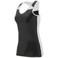 thumbnail image 1 of Augusta LADIES ZENTENSE TANK BLK/WHI XL, 1 of 1
