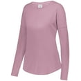 thumbnail image 1 of Augusta Sportswear 3077.005.3XL Ladies Lux Tri-Blend Long Sleeve T-Shirt, White - 3XL, 1 of 2