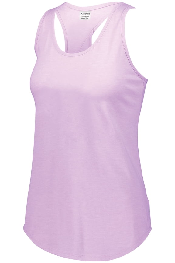 Augusta Ladies Lux Tri-Blend Tank 3078 Dusty Rose Heather 2Xl