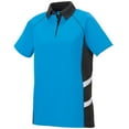 thumbnail image 1 of Augusta Ladies Oblique Polo 5027 Power Blue/Slate/White 2Xl, 1 of 2