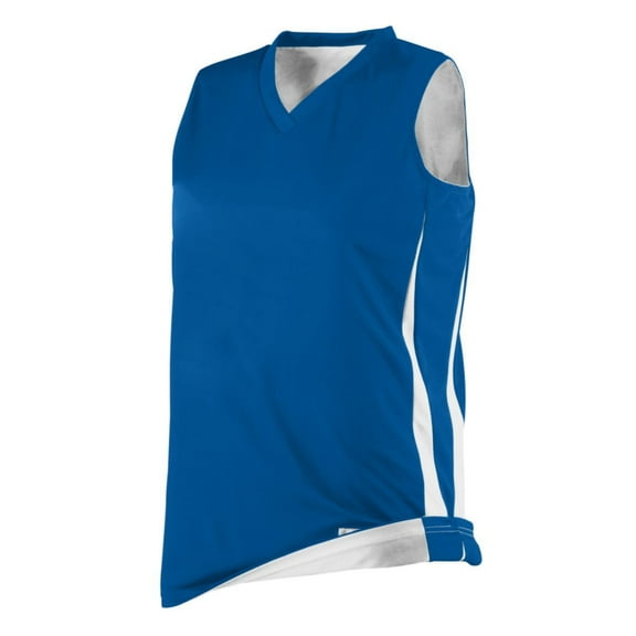 Augusta Ladies' Reverse Wicking Game Jersey - ROYAL/ WHITE - 2XL 687