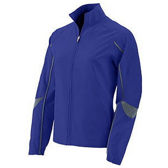 Augusta Ladies Water Resistant Poly/Span Jacket - PURPLE/ GRAPHITE - XS 3782