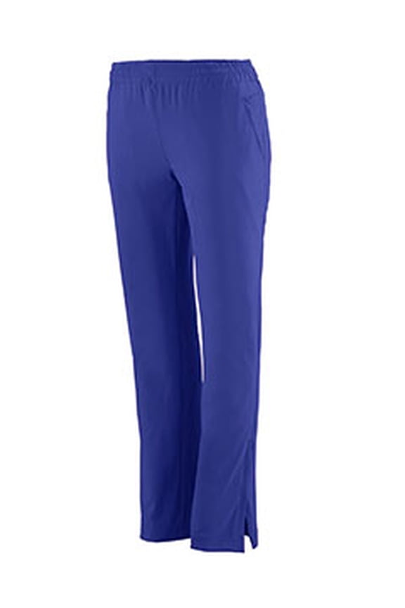 Ladies Water Resistant Poly/Span Pant - PURPLE - XL 3786
