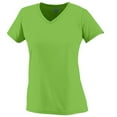 thumbnail image 1 of Augusta Sportswear - Women's Nexgen Wicking V-Neck T-Shirt - 1790, Lime, L, 1 of 3