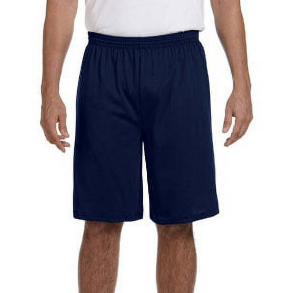 Augusta Longer Length Jersey Shorts 915 Navy Xl
