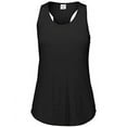 thumbnail image 1 of Augusta M Girls Lux Tri-Blend Tank Black Heather 3079, 1 of 2