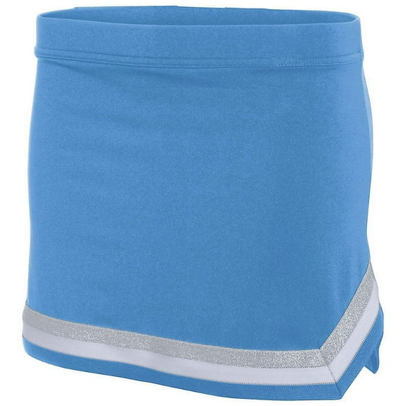 Augusta M Girls Pike Skirt Columbia Blue/White/Metallic Silver 9146