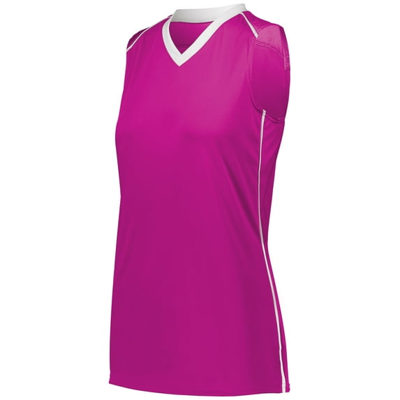 Augusta M Girls Rover Jersey Power Pink/White 1688