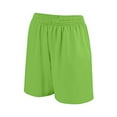 thumbnail image 1 of Augusta M Girls Shockwave Shorts Lime/White 963, 1 of 3