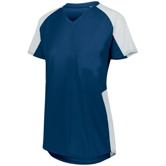 Augusta M Ladies Cutter Jersey Navy/White 1522