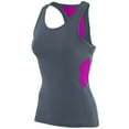 thumbnail image 1 of Augusta M Ladies Inspiration Jersey Graphite/Power Pink 1282, 1 of 2