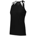 thumbnail image 1 of Augusta M Ladies Overspeed Track Jersey Black/White 348, 1 of 5