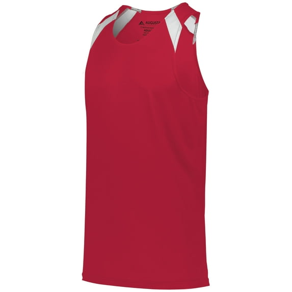 Augusta M Overspeed Track Jersey Scarlet/White 343