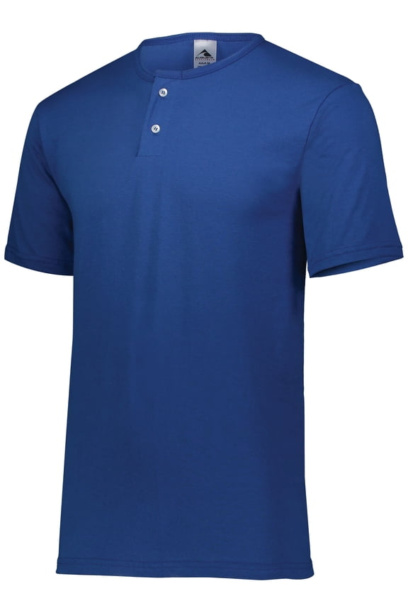 M Two-Button Baseball Jersey Royal 580
