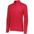 thumbnail image 1 of Augusta M Youth Attain Wicking 1/4 Zip Pullover Red 2786, 1 of 3