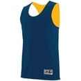 thumbnail image 1 of Augusta M Youth Reversible Wicking Tank Navy/Gold 149, 1 of 2