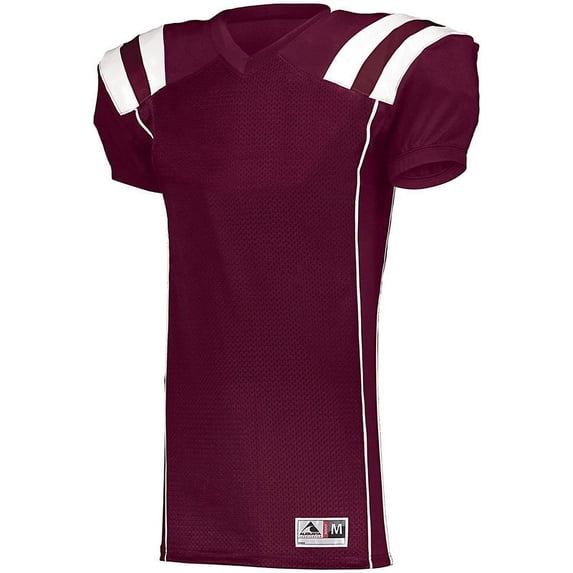 Augusta M Youth TForm Football Jersey Maroon/White 9581