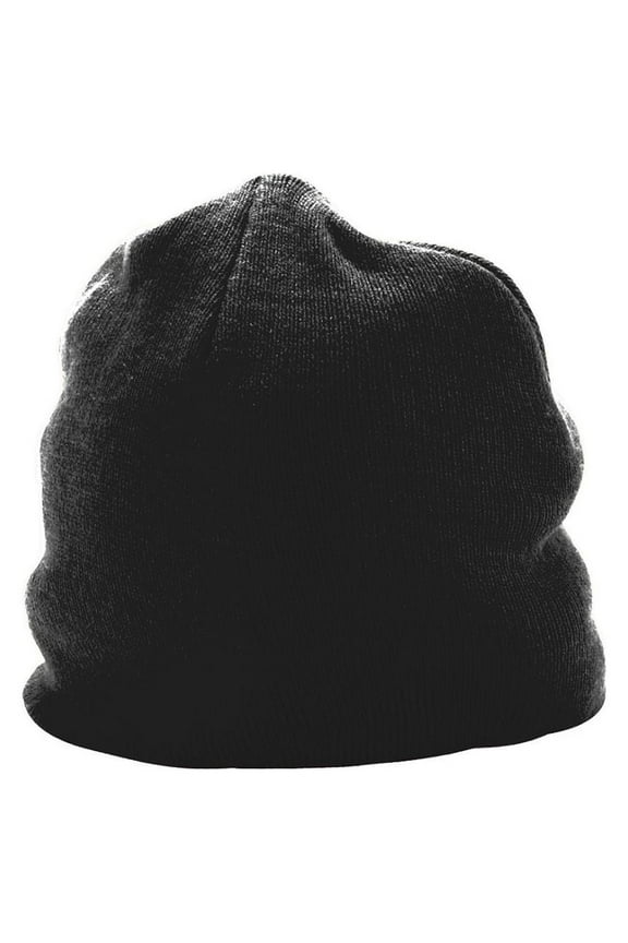 Augusta Men's Close-Fitting Knit Beanie, Black, One Size