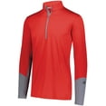 thumbnail image 1 of Russell Athletic 401PSM Men's Hybrid Pullover, 2XL, TRUE RED/STEEL, 1 of 5