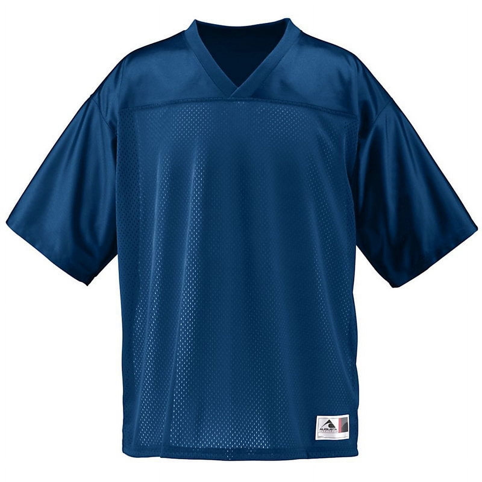Royal Blue 3XL Polyester Mesh V-neck Jersey