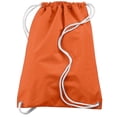thumbnail image 1 of Augusta Men's Wicking Fleece Hooded Sweatshirt, Orange, Small, 1 of 3