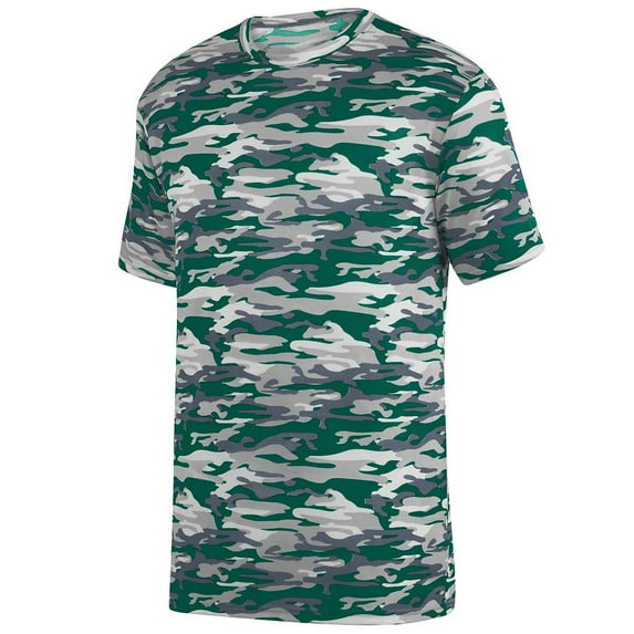 Augusta Mod Camo Wicking Tee 1805 Maroon Mod M