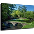 thumbnail image 1 of Augusta National 12th Hole The Masters Photo Canvas Art Poster Picture HD Print Poster Retro Painted Modern Home Bedroom Room Aesthetic Decoration (Unframed,24×32inch), 1 of 6