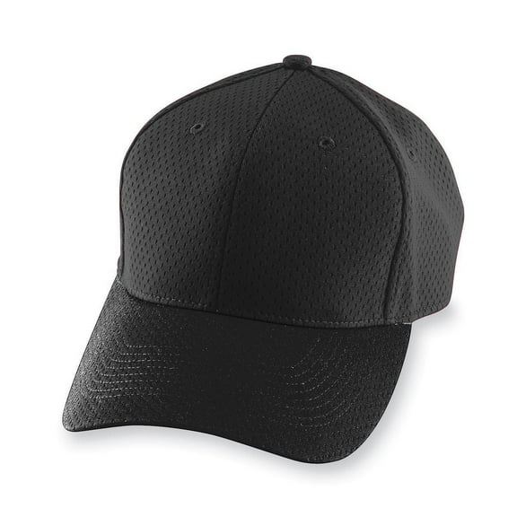 Augusta OS Athletic Mesh Cap Black 6235
