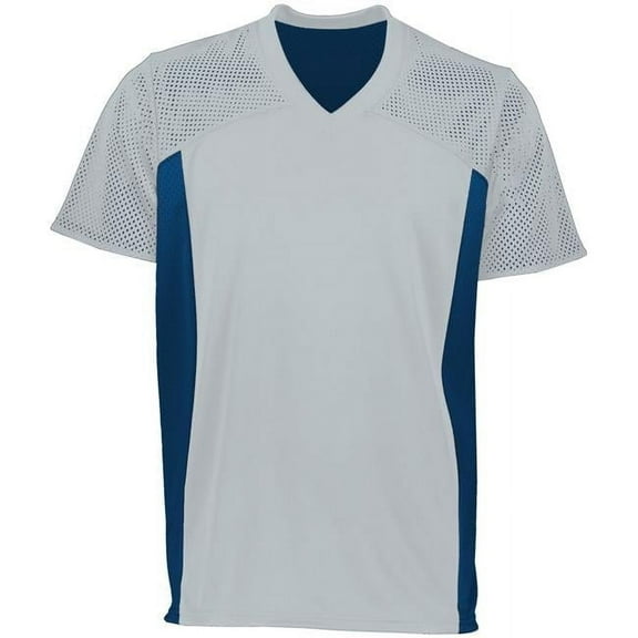 Augusta Reversible Flag Football Jersey 264 Silver/Navy 2Xl
