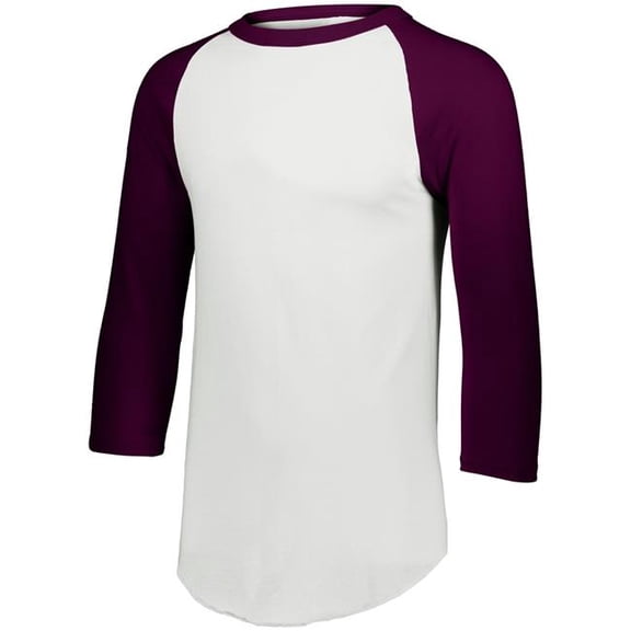Augusta Sportswear Men's 3/4-Sleeve Baseball Jersey - AG4420