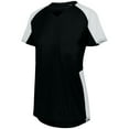 thumbnail image 1 of Augusta S Girls Cutter Jersey Black/White 1523, 1 of 2