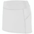 thumbnail image 1 of Augusta S Girls Femfit Skort White/Graphite 2421, 1 of 4