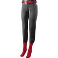 thumbnail image 1 of Augusta S Girls Low Rise Homerun Softball Pant White 1241, 1 of 2