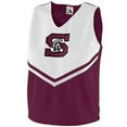 thumbnail image 1 of Augusta S Girls Pride Shell Maroon/White/White 9111, 1 of 2
