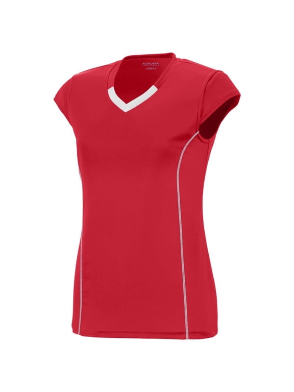Augusta S Ladies Blash Jersey Red/White 1218