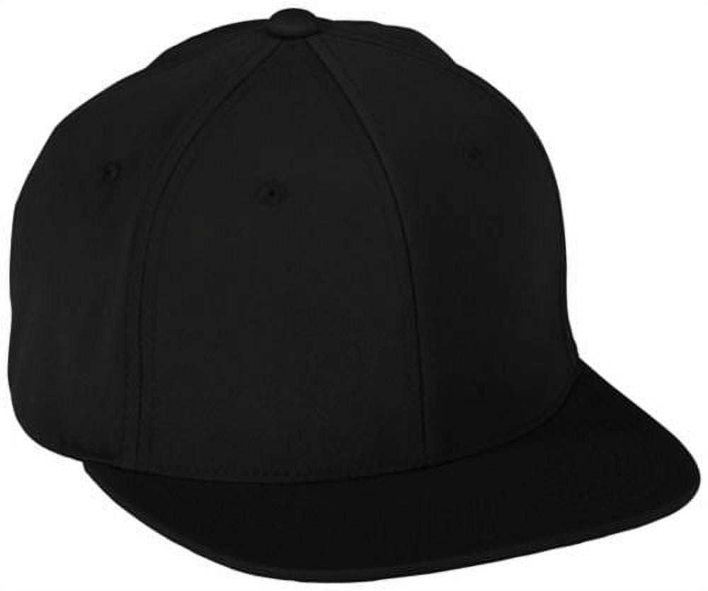 Augusta S/M Flexfit® Flat Bill Cap Black 6314