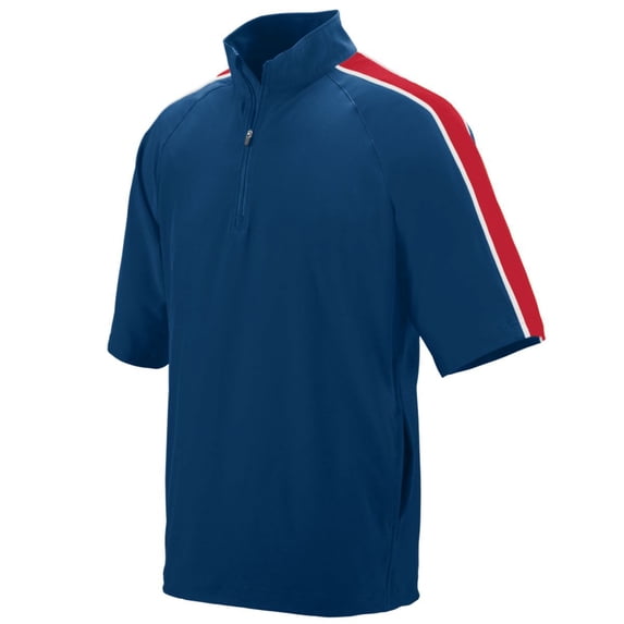 Augusta S Quantum Short Sleeve Pullover Graphite/Black/White 3788