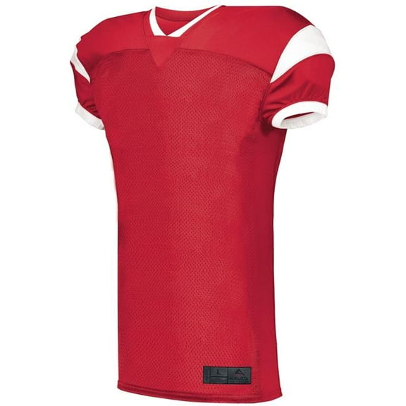 Augusta S Slant Football Jersey Red/White 9582