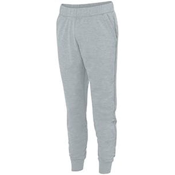 Augusta S Tonal Heather Fleece Jogger Silver 5562