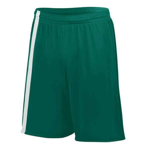 Augusta S Youth Attacking Third Shorts Dark Green/White 1623