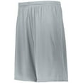 thumbnail image 1 of Augusta S Youth Longer Length Attain Wicking Shorts Silver 2783, 1 of 2