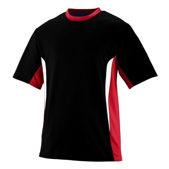 Augusta S Youth Surge Jersey Black/Red/White 1511