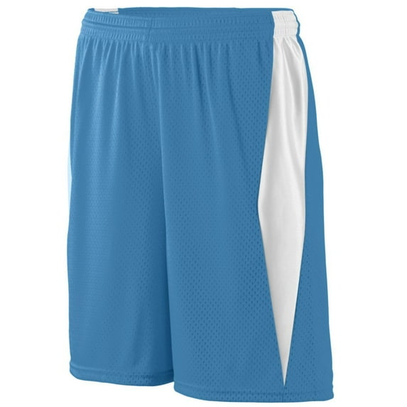 Augusta S Youth Top Score Shorts Columbia Blue/White 9736