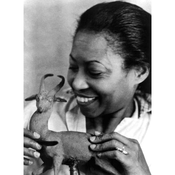 Augusta Savage (1892-1962). Courtesy Csu Archives Everett Collection History (24 x 36)